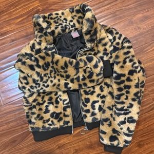 Soft Fuzzy Cropped Jacket